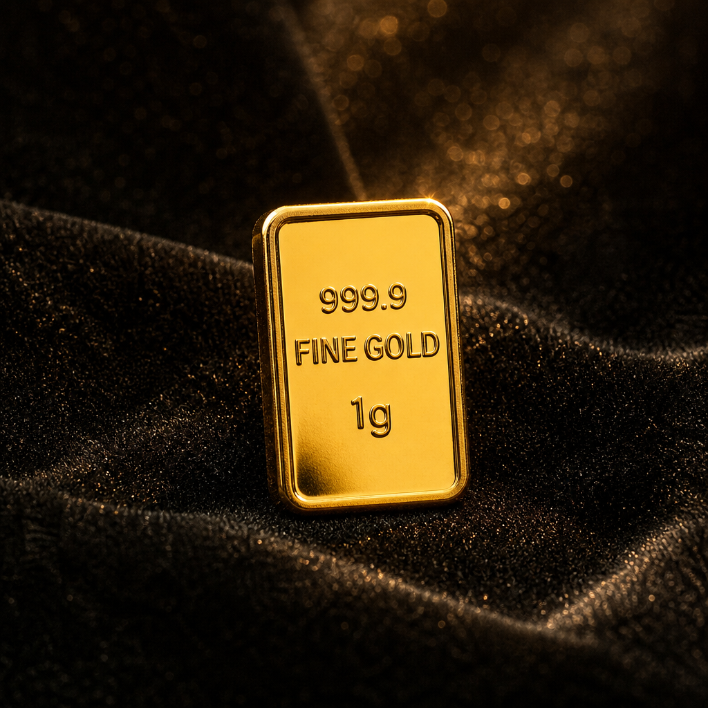 1g 999 Gold Bar